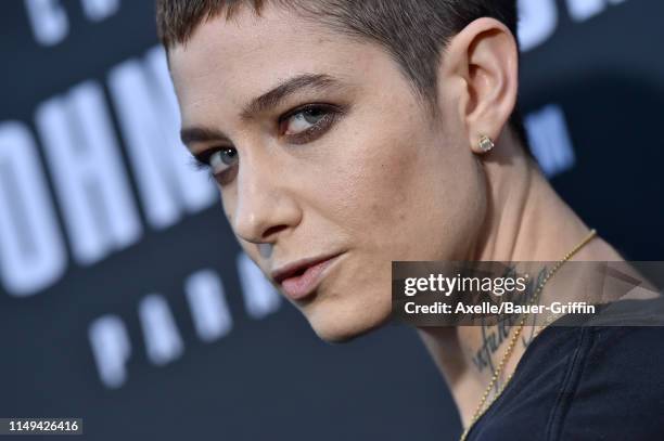 Asia Kate Dillon attends the special screening of Lionsgate's "John Wick: Chapter 3 - Parabellum" at TCL Chinese Theatre on May 15, 2019 in...