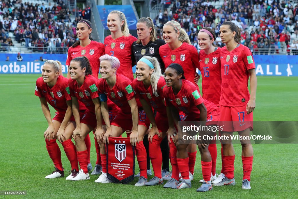 USA v Thailand: Group F - 2019 FIFA Women's World Cup France