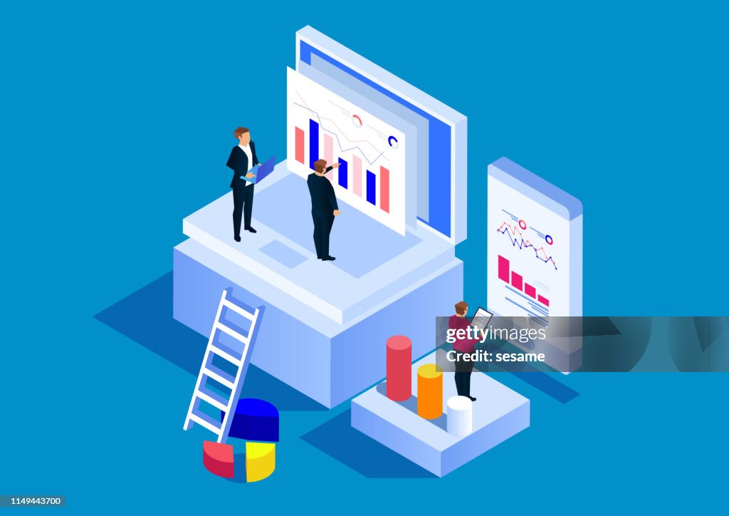 Financial Problem Research Concept Of Financial Research High-Res Vector Graphic - Getty Images