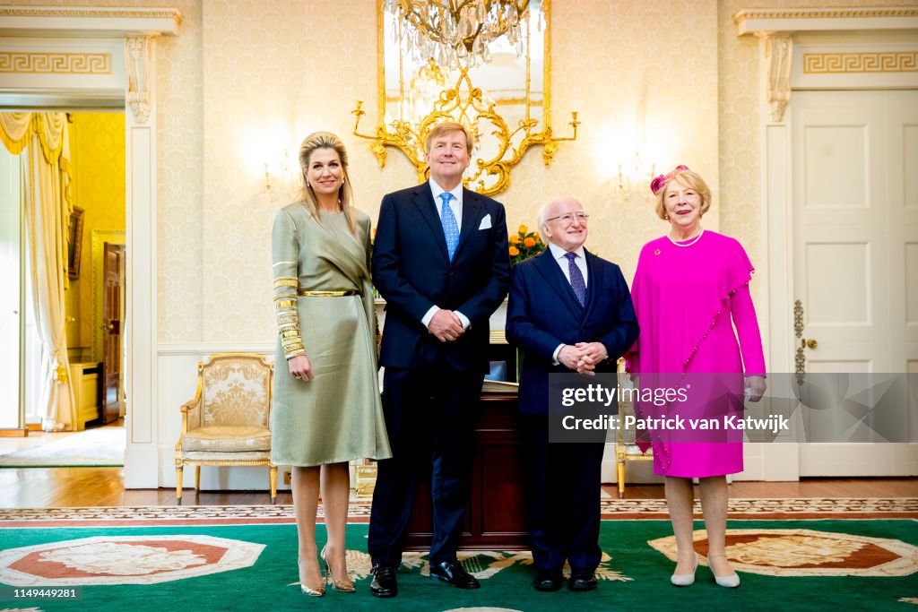 State Visit Of The King And Queen Of The Netherlands to Ireland Day One