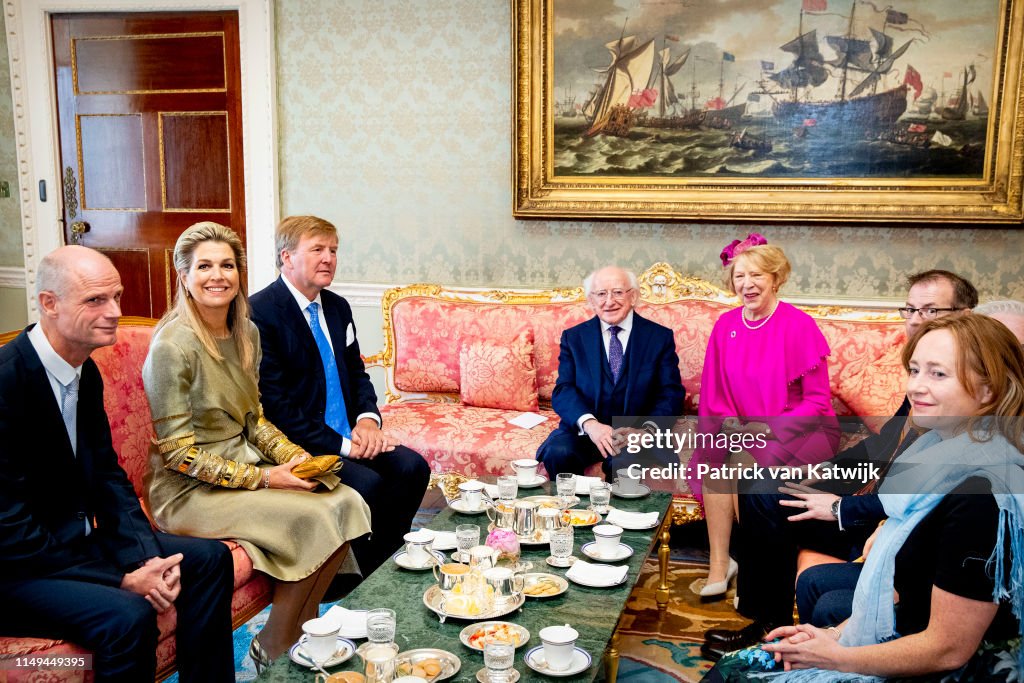 State Visit Of The King And Queen Of The Netherlands to Ireland Day One