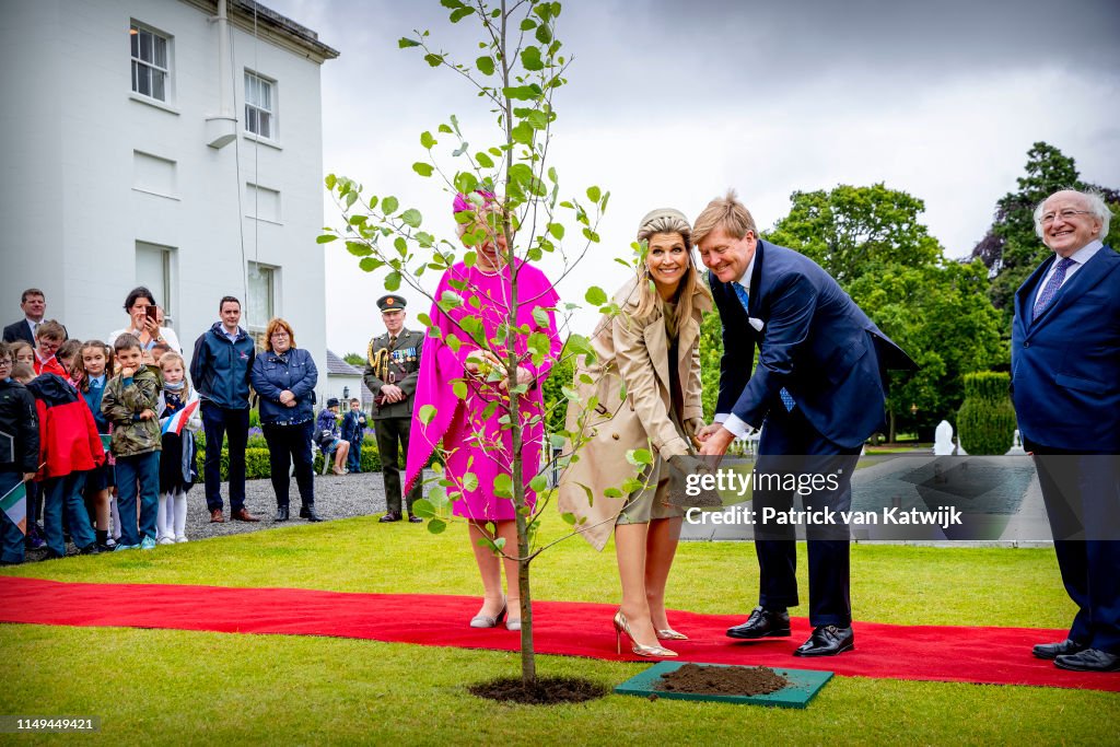 State Visit Of The King And Queen Of The Netherlands to Ireland Day One