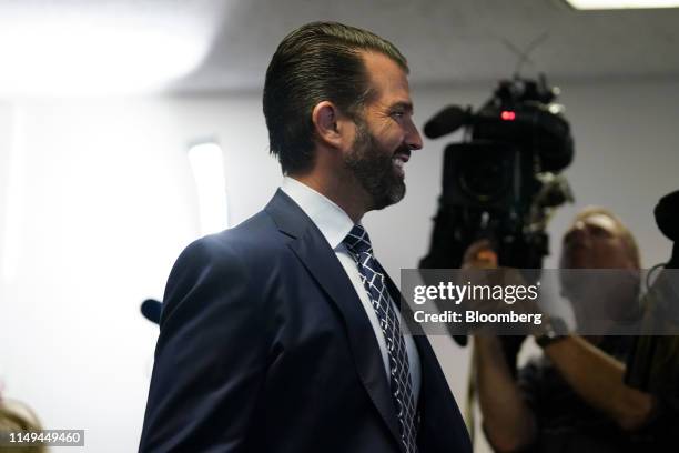 Donald Trump Jr., son of U.S. President Donald Trump and executive vice president of development and acquisitions with the Trump Organization Inc.,...