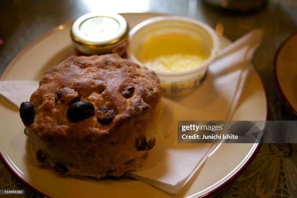 Scone with Cornish Clotted Cream