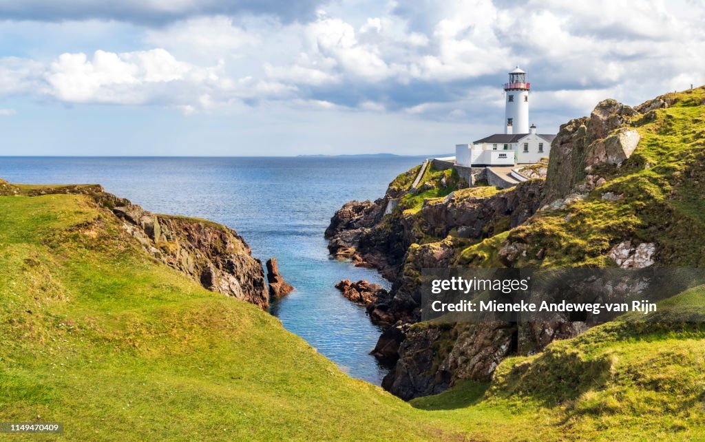 Fanad Head Lighthouse, on Fanad Peninsula, overlooking the Atlantic Ocean, County Donegal, Republic of Ireland