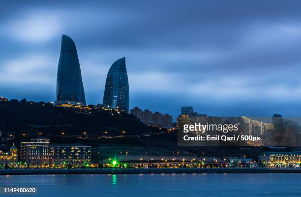 cityscape ii - baku 2017 stock pictures, royalty-free photos & images