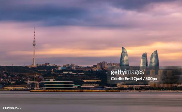 skyline ii - baku stock pictures, royalty-free photos & images