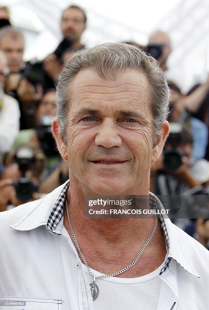 US actor Mel Gibson poses during the pho