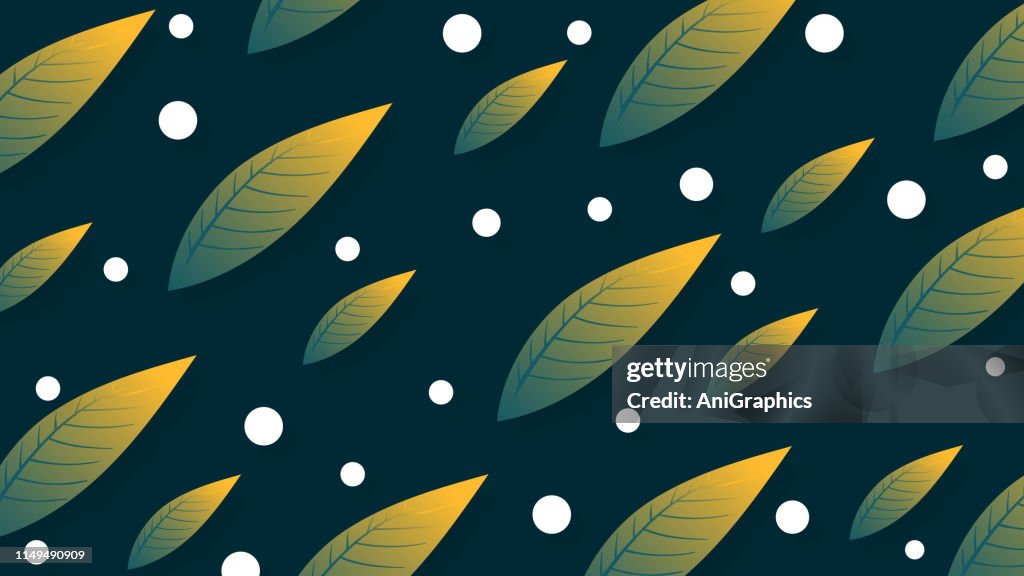 Leave Back Pattern Leave Pattern Background High-Res Vector Graphic - Getty Images