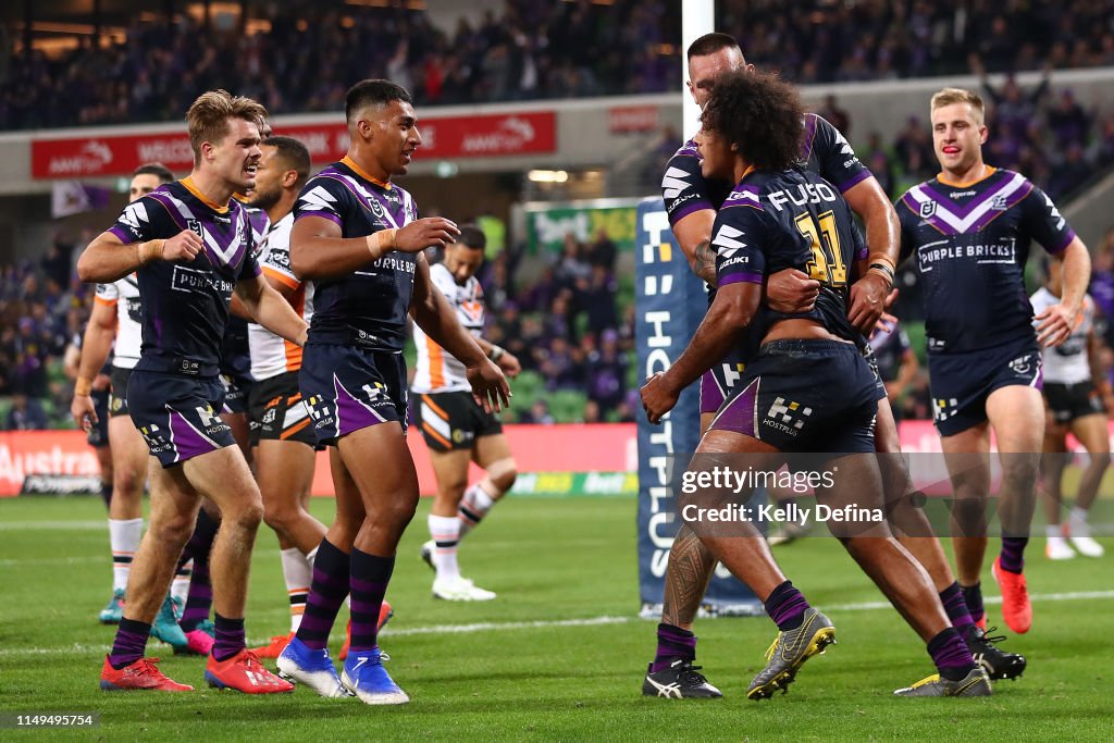 NRL Rd 10 - Storm v Tigers