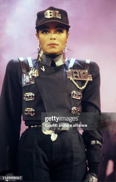 Janet Jackson in November 1989 in Dortmund.