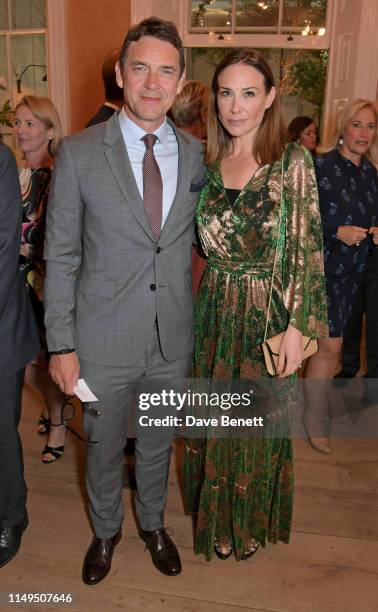 Dougray Scott and Claire Forlani attend a dinner hosted by Skye Gyngell and the Trustees of Action on Addiction to celebrate Addiction Awareness Week...