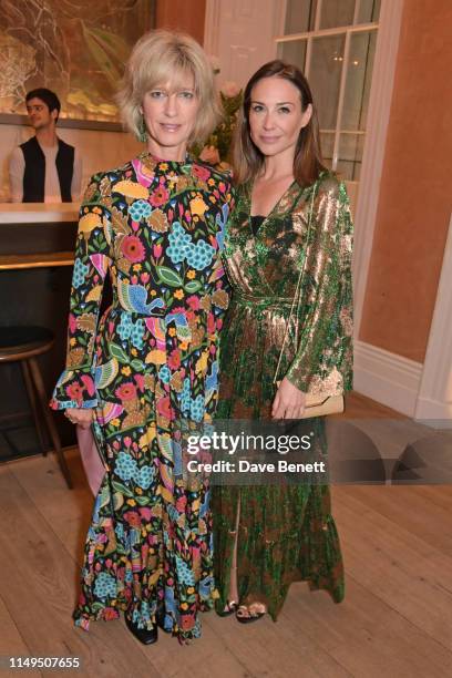 Nicola Formby and Claire Forlani attend a dinner hosted by Skye Gyngell and the Trustees of Action on Addiction to celebrate Addiction Awareness Week...