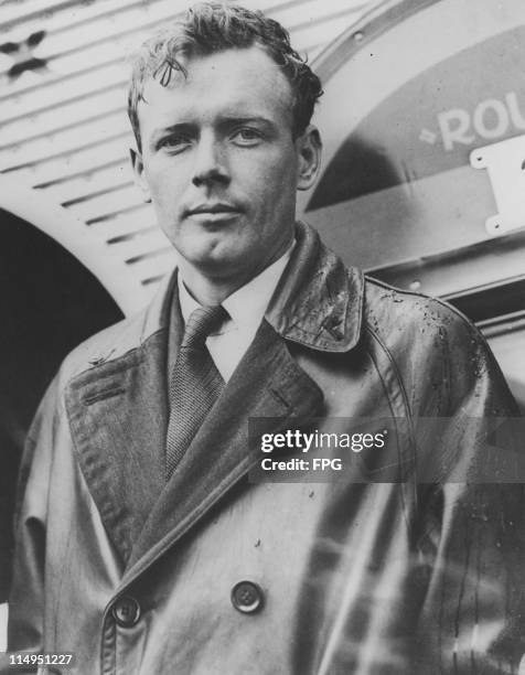 American aviator Charles Lindbergh , circa 1930.