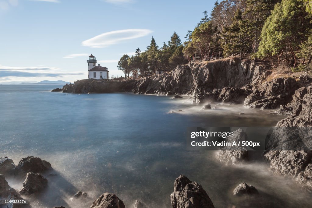 Lighthouse At Lime Kiln Point State Park