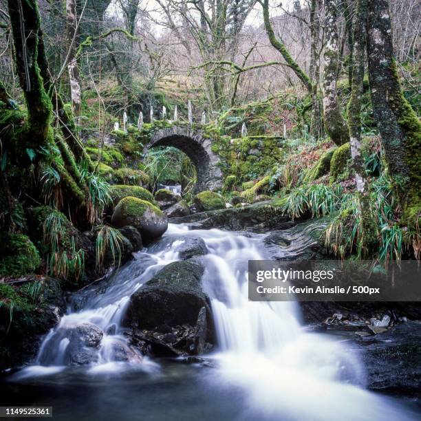 fairy bridge flow - oban scotland stock pictures, royalty-free photos & images