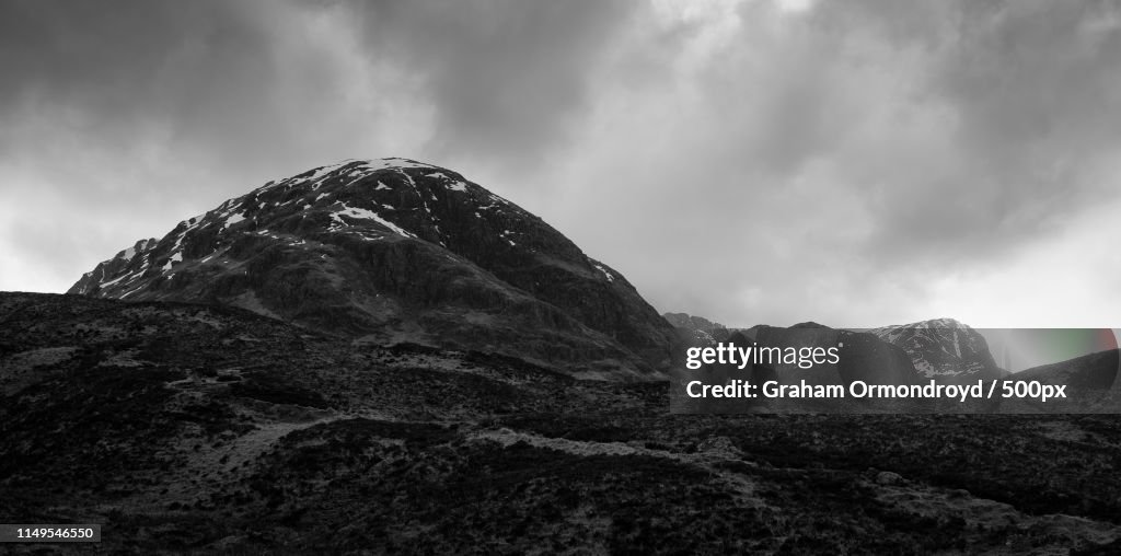 Landscape with Scottish mountains