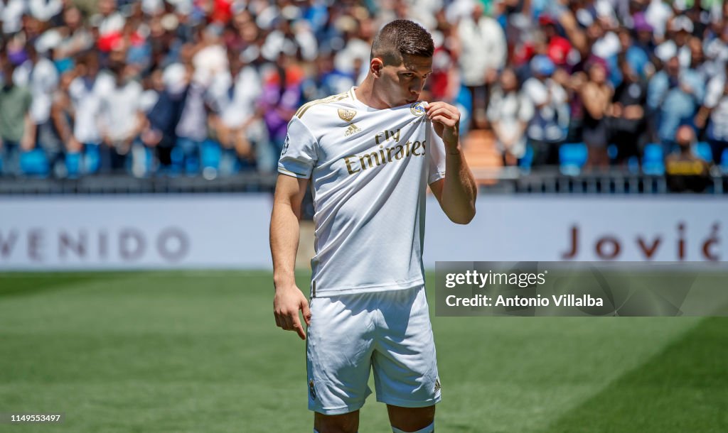 Real Madrid Unveil New Signing Luka Jovic