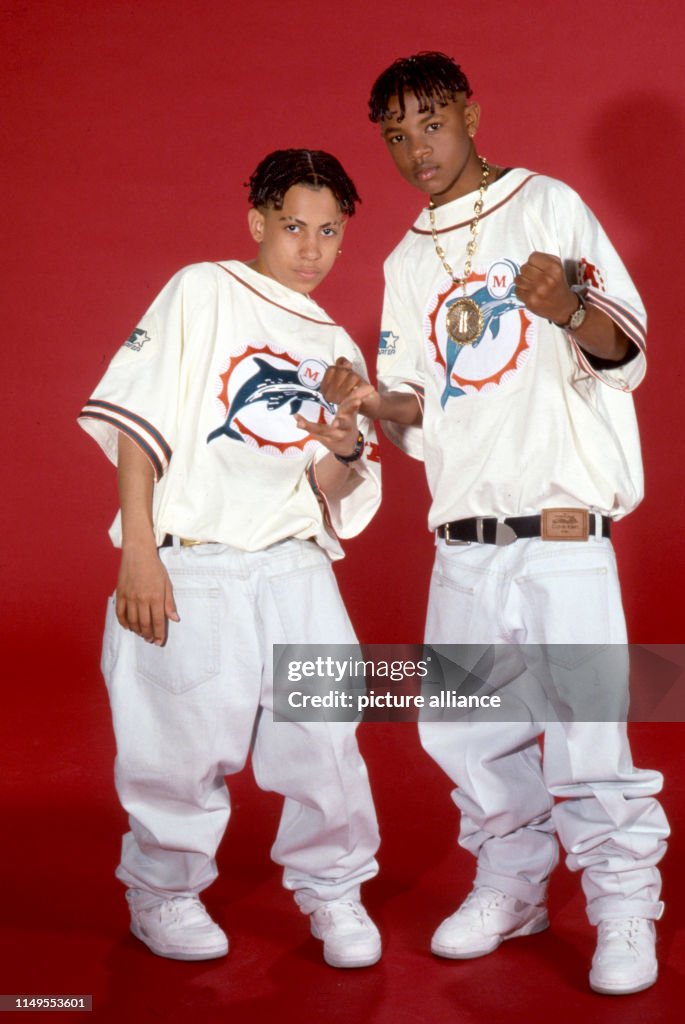 Kris Roux US Rap duo Kris Kross on 12 May 1992 in Munich - Germany. The young ...