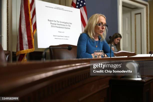 House Judiciary Committee member Rep. Mary Gay Scanlon kicks off the reading of all 448 pages of the Mueller Report in the Rules Committee hearing...