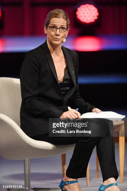 Moderater Dana Thomas, author and journalist, takes part in ‘The end of ownership?’ Panel Discussion during Day Two of the Copenhagen Fashion Summit...