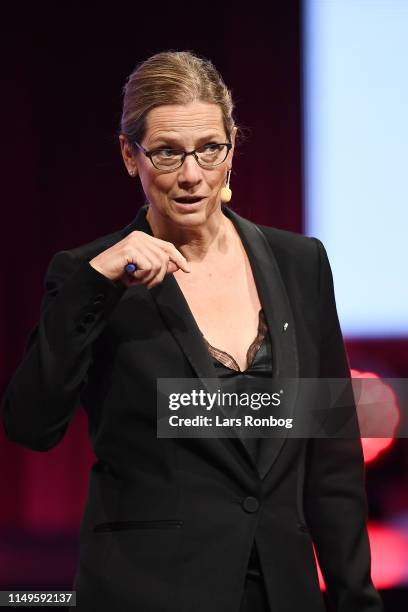 Moderater Dana Thomas, author and journalist, takes part in ‘The end of ownership?’ Panel Discussion during Day Two of the Copenhagen Fashion Summit...