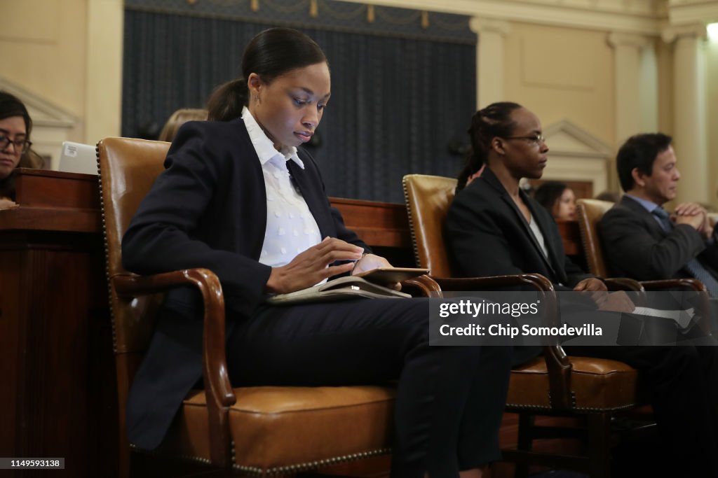 U.S. track and field Olympian Allyson Felix prepares to testify... News ...