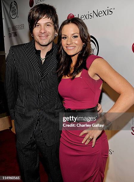 Singer Kara DioGuardi and Mitch Allan arrive at the Somaly Mam Foundation's 2nd annual Los Angeles Gala held at a private residence on September 29,...