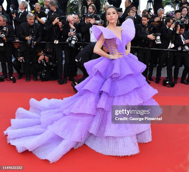 Sririta Jensen attends the screening of "Rocketman" during the 72nd annual Cannes Film Festival on May 16, 2019 in Cannes, France.