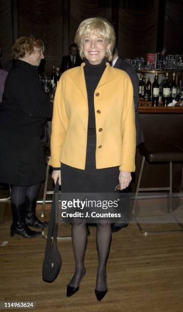 Lesley Stahl during Peter Bart's "Dangerous Company" Book Release Party at Four Seasons Hotel in New York, New York, United States.