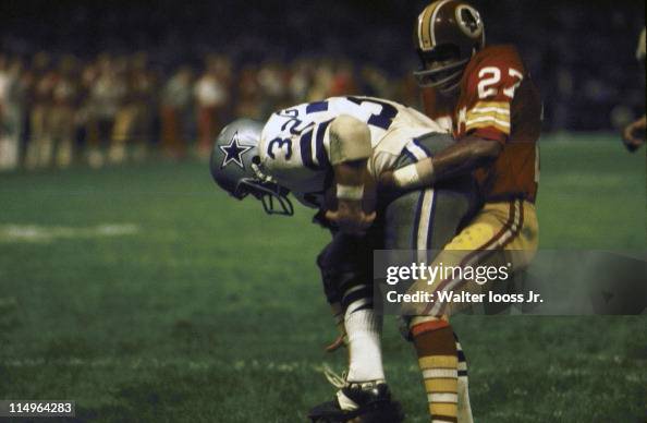 Cowboys Redskins Rivalry Washington Redskins Ken Houston in action, defense vs Dallas Cowboys ...