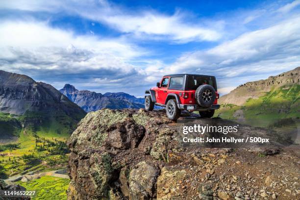 top of the world - four wheel drive foto e immagini stock