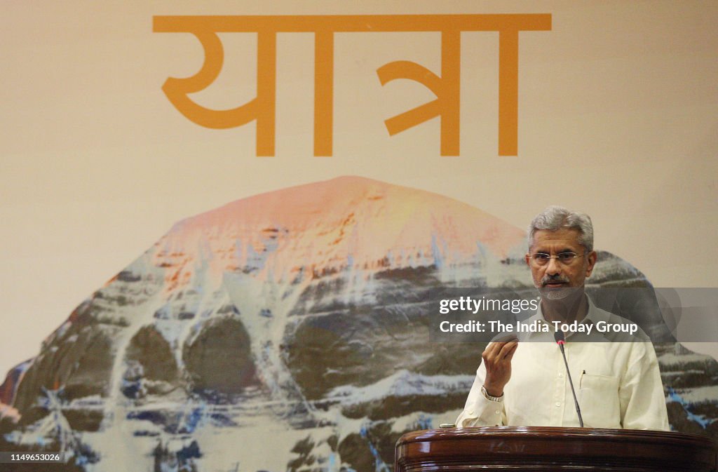 Subrahmanyam Jaishankar addressing first batch of Kailash Mansarovar Yatra