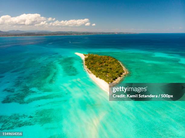 madagascar nosy iranja from drone - madagascar photos et images de collection