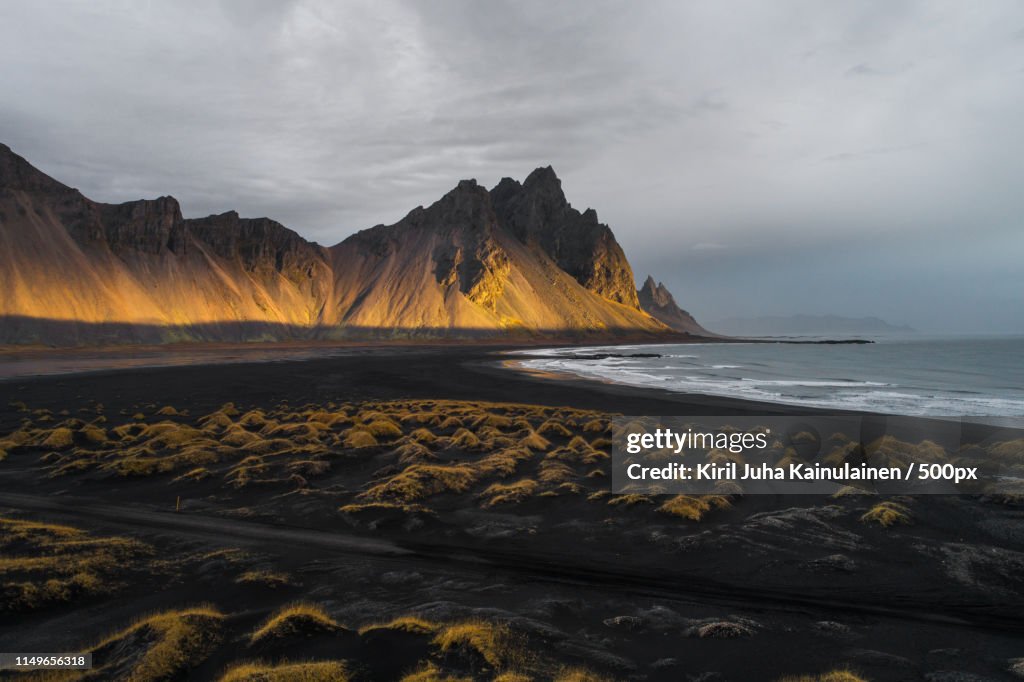 Aerial View Of Stokksnes, Iceland