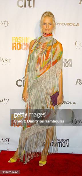 Karolina Kurkova during Conde Nast Media Group Presents Fashion Rocks 2004 - Arrivals at Radio City Music Hall in New York City, New York, United...