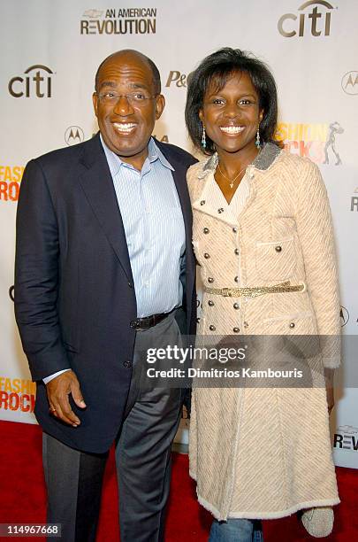 Al Roker and Deborah Roberts during Conde Nast Media Group Presents Fashion Rocks 2004 - Arrivals at Radio City Music Hall in New York City, New...