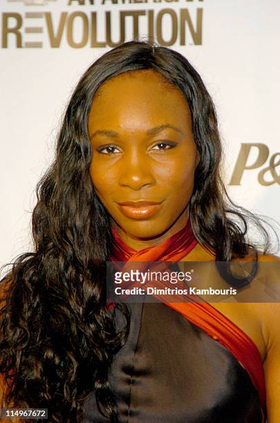 Venus Williams during Conde Nast Media Group Presents Fashion Rocks 2004 - Arrivals at Radio City Music Hall in New York City, New York, United...