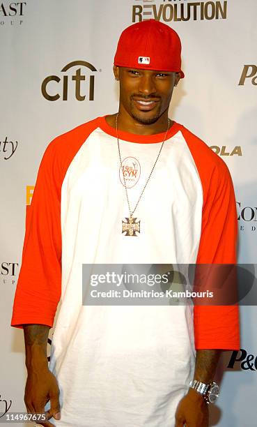 Tyson Beckford during Conde Nast Media Group Presents Fashion Rocks 2004 - Arrivals at Radio City Music Hall in New York City, New York, United...