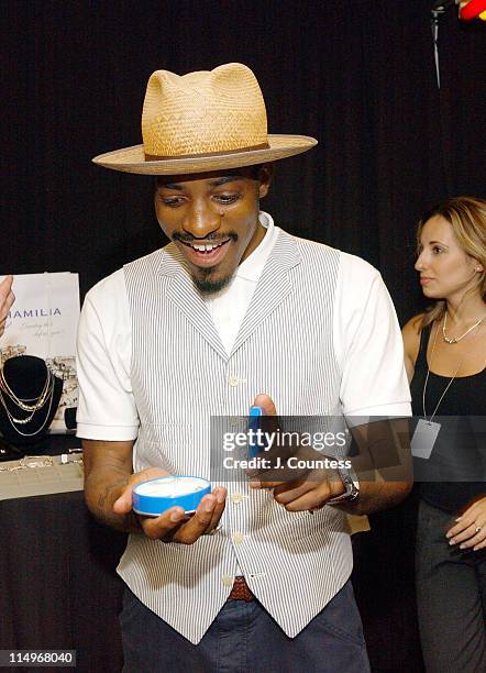 Andre 3000 with jewelry from the Chamilia Custom Designed Bracelet Collection