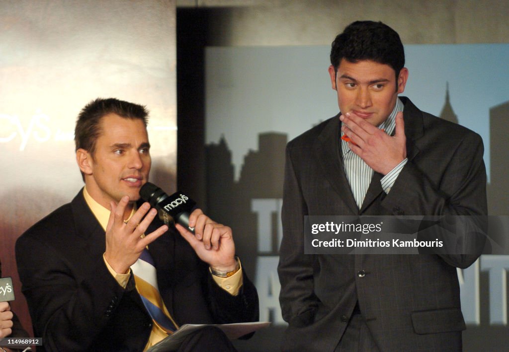 Bill Rancic Apprentice Bill Rancic with Raj Bhakta of