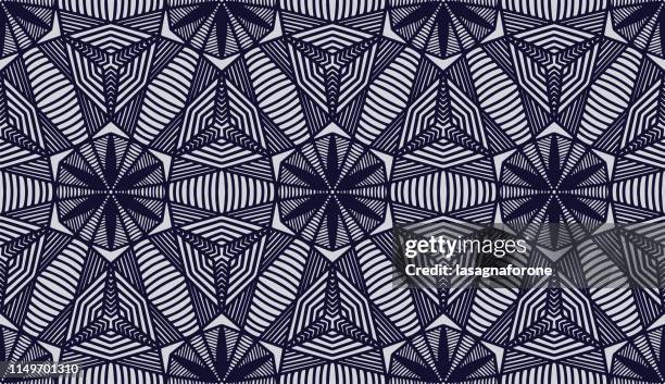 hand drawn seamless pattern - test pattern stock illustrations