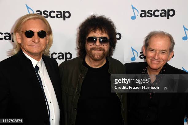Joe Walsh, Jeff Lynne and Benmont Tench attend the 36th annual ASCAP Pop Music Awards at The Beverly Hilton Hotel on May 16, 2019 in Beverly Hills,...