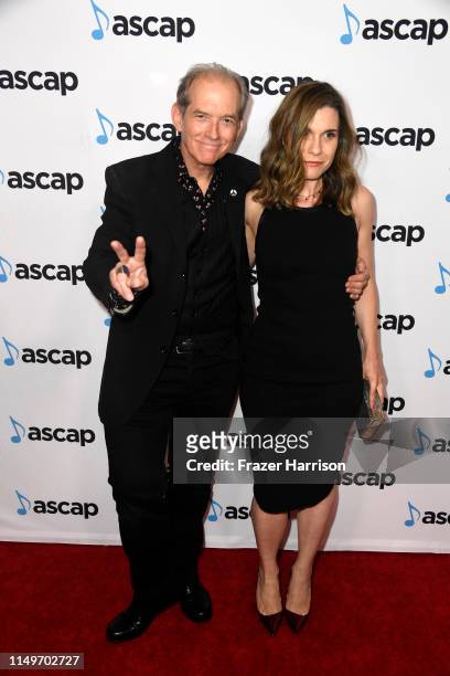 Benmont Tench and Alice Carbone attend the 36th annual ASCAP Pop Music Awards at The Beverly Hilton Hotel on May 16, 2019 in Beverly Hills,...
