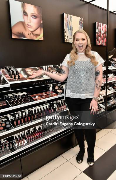 Nikkie Tutorials attends the Meet Marc Jacobs Beauty & Global Artistry Ambassador, Nikkie Tutorials at Sephora Times Square on June 13, 2019 in New...