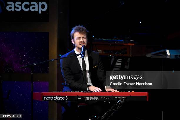 Performs onstage during the 36th annual ASCAP Pop Music Awards at The Beverly Hilton Hotel on May 16, 2019 in Beverly Hills, California.