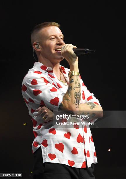 Macklemore performs onstage during MusiCares® Concert For Recovery Presented by Amazon Music, Honoring Macklemore at The Novo at L.A. Live on May 16,...