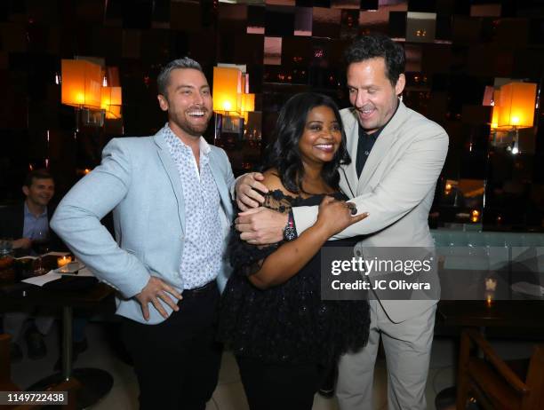 Lance Bass, Octavia Spencer and Josh Hopkins attend the after party of the special screening of Universal Pictures' 'Ma' on May 16, 2019 in Los...