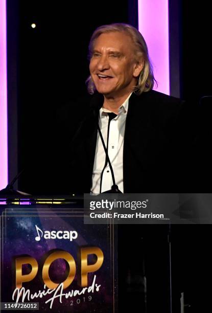 Joe Walsh speaks on stage at the 36th Annual ASCAP Pop Music Awards at The Beverly Hilton Hotel on May 16, 2019 in Beverly Hills, California.