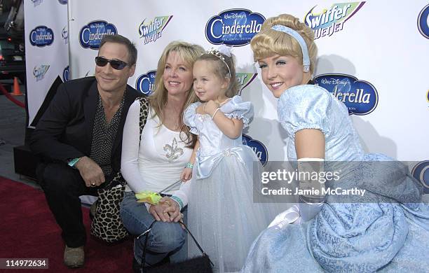 Clint Black, daughter Lily Pearl, Lisa Hartman and Cinderella